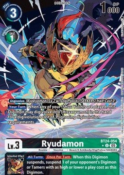 Ryudamon (BT24-054) (V.1) - Promos: Time Stranger (Alternative Art) [BT-24P-BT24-054]