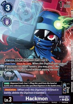 Hackmon (BT24-067) (V.1) - Promos: Time Stranger (Alternative Art) [BT-24P-BT24-067]