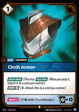 Cloth Armor - Spiritforged (Common) [SFD-064]