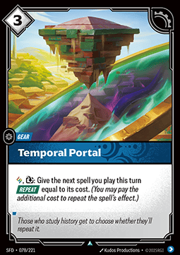 Temporal Portal - Spiritforged (Uncommon) [SFD-078]