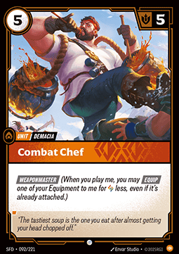 Combat Chef - Spiritforged (Common) [SFD-092]