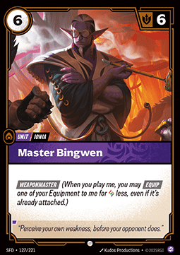 Master Bingwen - Spiritforged (Common) [SFD-127]