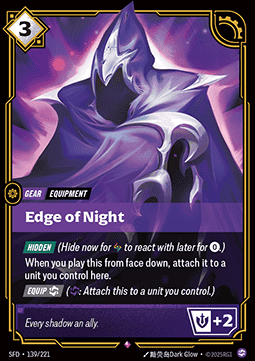 Edge of Night - Spiritforged (Rare) [SFD-139]