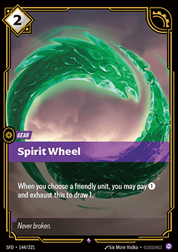Spirit Wheel - Spiritforged (Rare) [SFD-144]