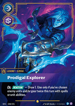 Ezreal, Prodigal Explorer (V.2 - Showcase) - Spiritforged (Showcase) [SFD-248]