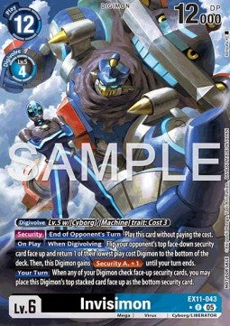 Invisimon (EX11-043) (V.2) - Dawn of Liberator (Alternative Art) [EX-11-043]