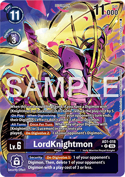 LordKnightmon (AD1-018) (V.2) - Digimon Generation (Alternative Art) [AD-01-018]