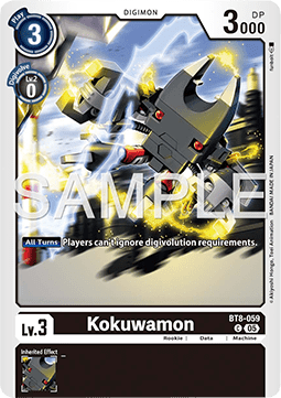 Kokuwamon (BT8-059) - Digimon Generation (Alternative Art) [AD-01-BT8-059]
