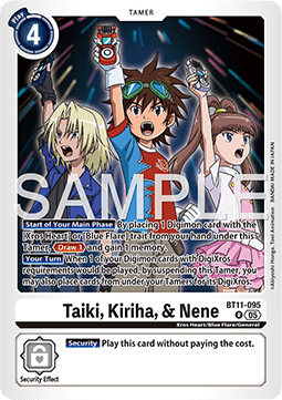 Taiki, Kiriha, & Nene (BT11-095) (V.1)