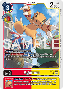 Agumon (BT13-008)
