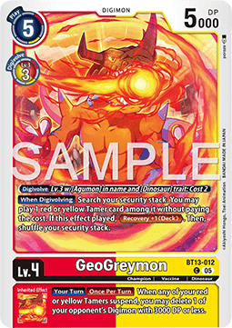 GeoGreymon (BT13-012)