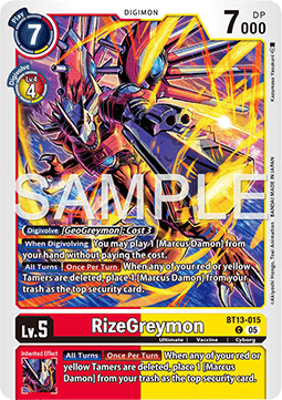 RizeGreymon (BT13-015) (V.1)