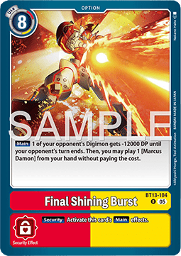 Final Shining Burst (BT13-104)