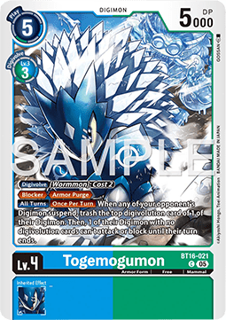 Togemogumon (BT16-021) (V.1)