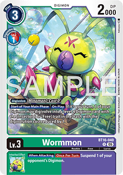 Wormmon (BT16-040) (V.1)