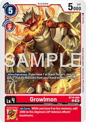 Growlmon (BT19-009)