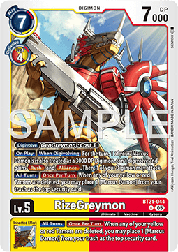 RizeGreymon (BT21-044) (V.1)