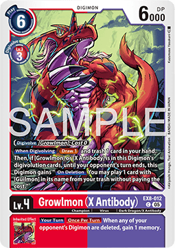 Growlmon (X Antibody) (EX8-012)