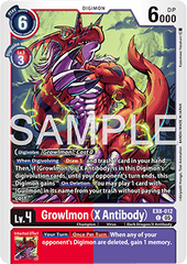 Growlmon (X Antibody) (EX8-012)