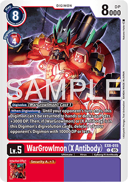WarGrowlmon (X Antibody) (EX8-015)