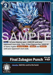 Final Zubagon Punch (BT4-109) (V.1)