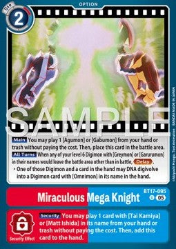 Miraculous Mega Knight (BT17-095) (V.1)