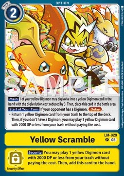 Yellow Scramble (LM-029)