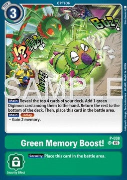 Green Memory Boost! (P-038)
