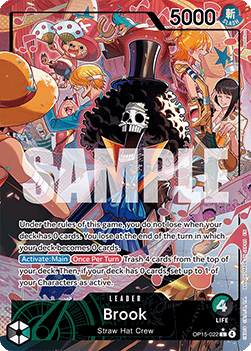 Brook (OP15-022) (V.2) - Adventure on Kami’s Island (Alternate Art) [OP15-022]