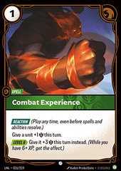 Combat Experience