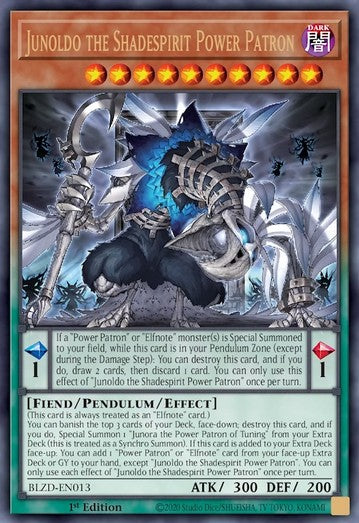 Junoldo the Shadespirit Power Patron (V.1 - Ultra Rare)