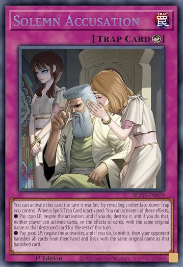 Solemn Accusation (V.1 - Secret Rare)