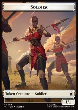 Soldier Token (W 1/1) // Insect Token (G 1/1)