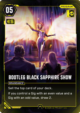 Bootleg Black Sapphire Show