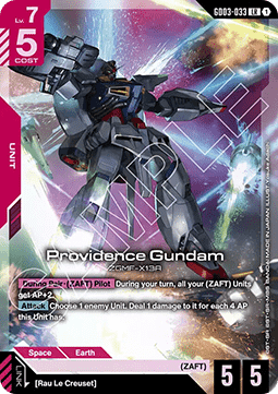 Providence Gundam (GD03-033) (V.1 - Legendary Rare)