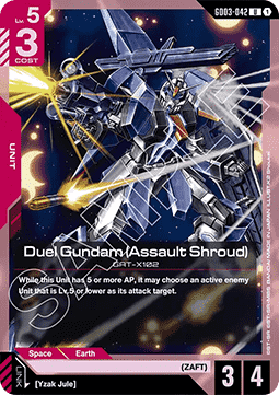 Duel Gundam (Assault Shroud) (GD03-042)