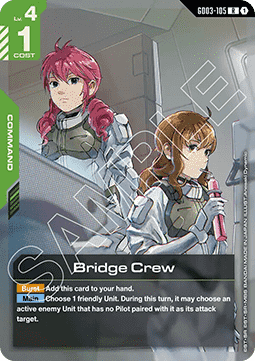Bridge Crew (GD03-105) (V.1 - Rare)
