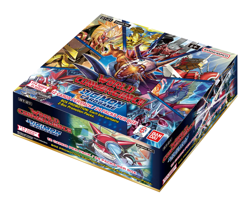 Digimon Card Game - World Convergence (BT21) - Booster Box (24 Packs)