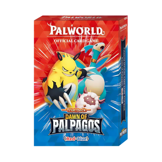 Palworld Official Card Game - Dawn of Palpagos - Red-Blue Trial Deck