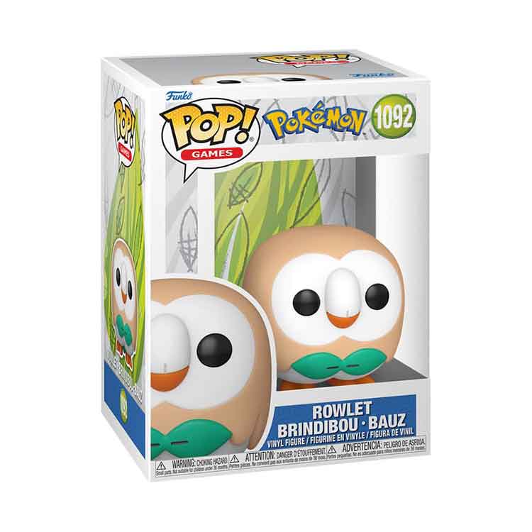 Funko Pokemon POP! Games Vinyl Figur Rowlet