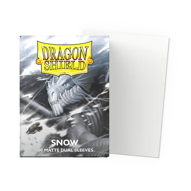 Snow - Dual Matte Sleeves - Standard Size