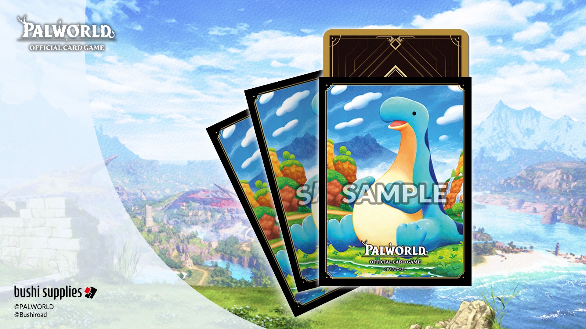 Palworld Official Card Game – Relaxaurus: Hungry Gunner Card Sleeves Vol.1