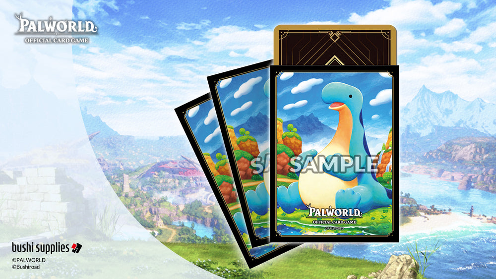 Palworld Official Card Game – Relaxaurus: Hungry Gunner Card Sleeves Vol.1