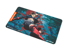 UniVersus – Street Fighter 6 Cammy Playmat – angled view