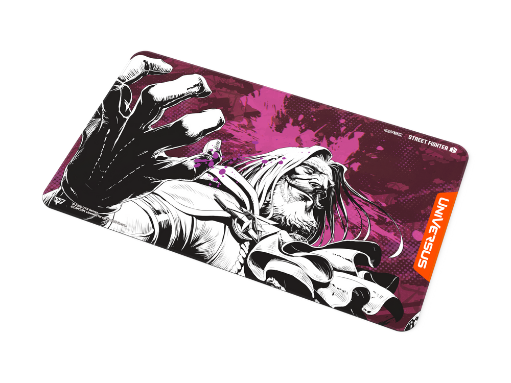 UniVersus – Street Fighter 6 JP Playmat – angled view