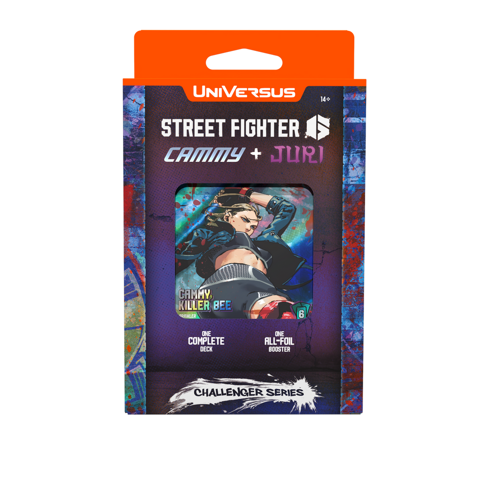 UniVersus – Street Fighter 6 Challenger Series #2: Cammy + Juri Deck – front packaging