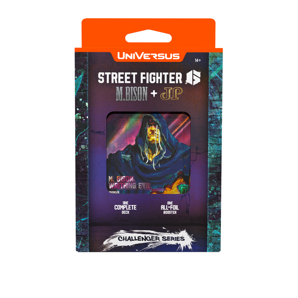 UniVersus – Street Fighter 6 Challenger Series #2: M. Bison + JP Deck – front packaging