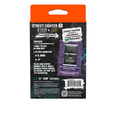 UniVersus – Street Fighter 6 Challenger Series #2: M. Bison + JP Deck – back packaging