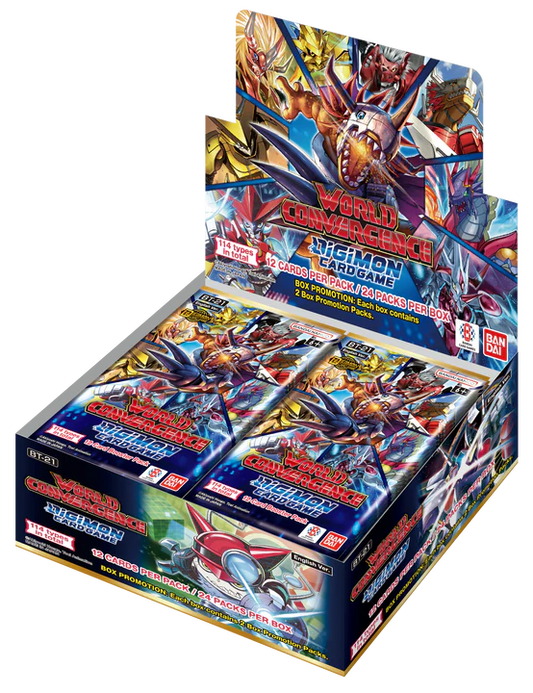 Digimon Card Game - World Convergence (BT21) - Booster Box (24 Packs)